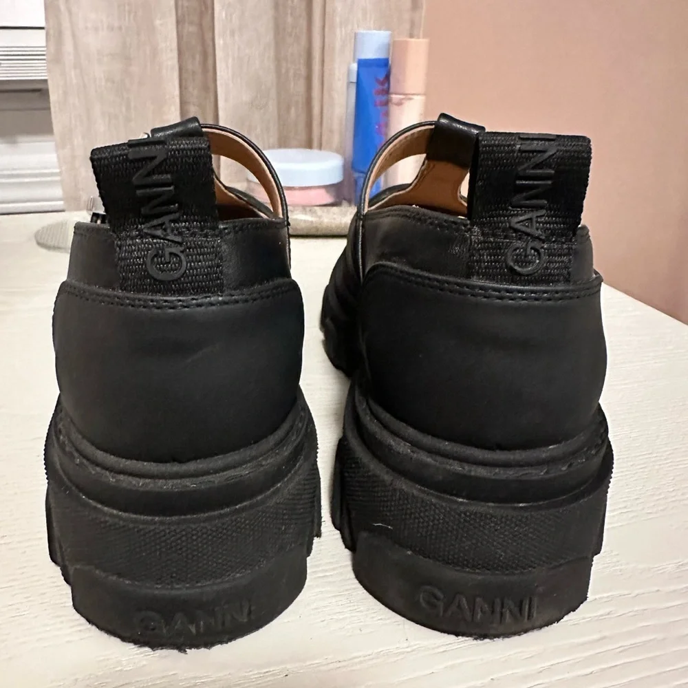 Ganni Cleated Mary Janes Size 39 - Picture 3 of 4
